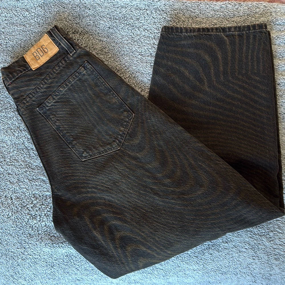 BDG, High-rise Extreme Baggy Jeans, Wavy Wash